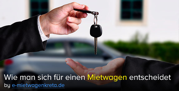 Wie man sich fuer einen Mietwagen entscheidet