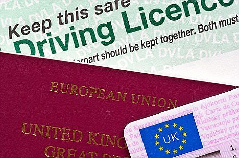 Erforderlichen Unterlagen wie Führerschein & Reisepass für das Fahren auf Kreta