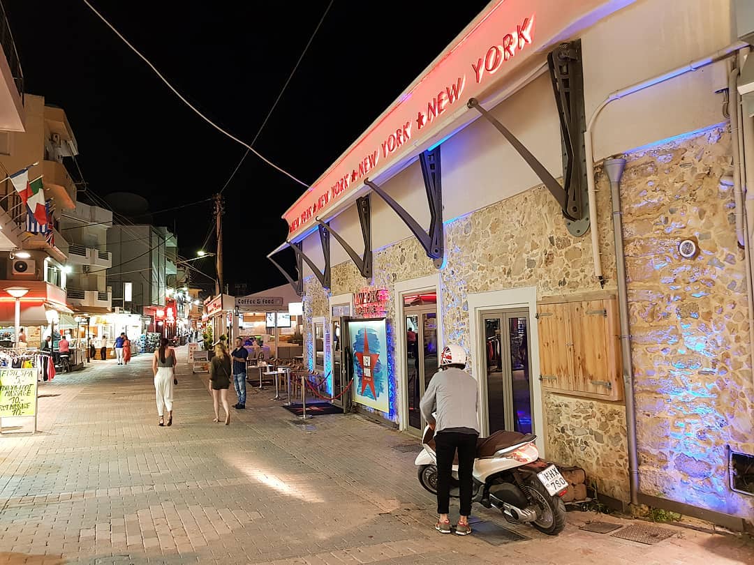 Hersonissos Strand Strasse