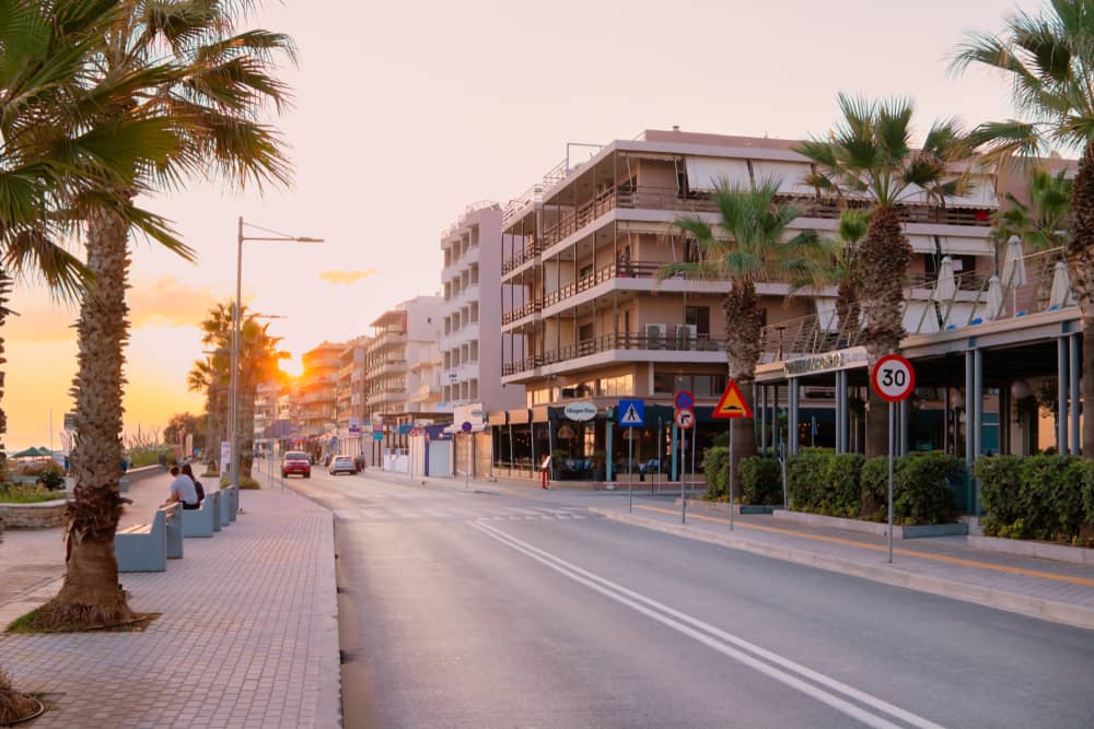 Strandstraße von Rethymnon