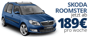 skoda roomster angebot fuer autovermietung