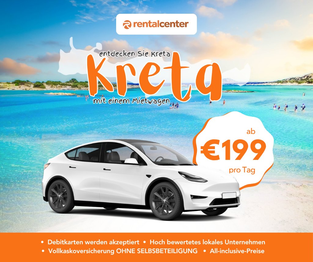 Entdecken Sie Kreta mit einem Mietwagen!