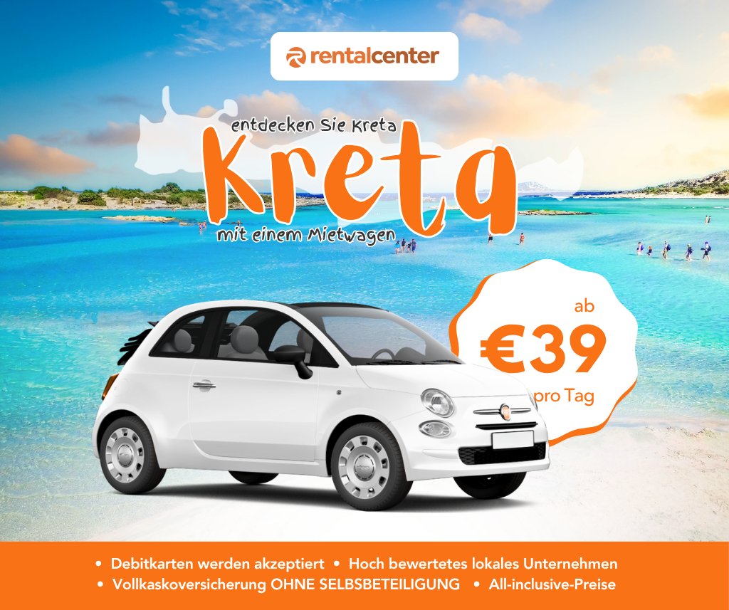Entdecken Sie Kreta mit einem Mietwagen!