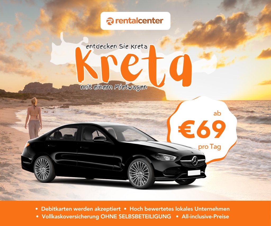 Entdecken Sie Kreta mit einem Mietwagen!