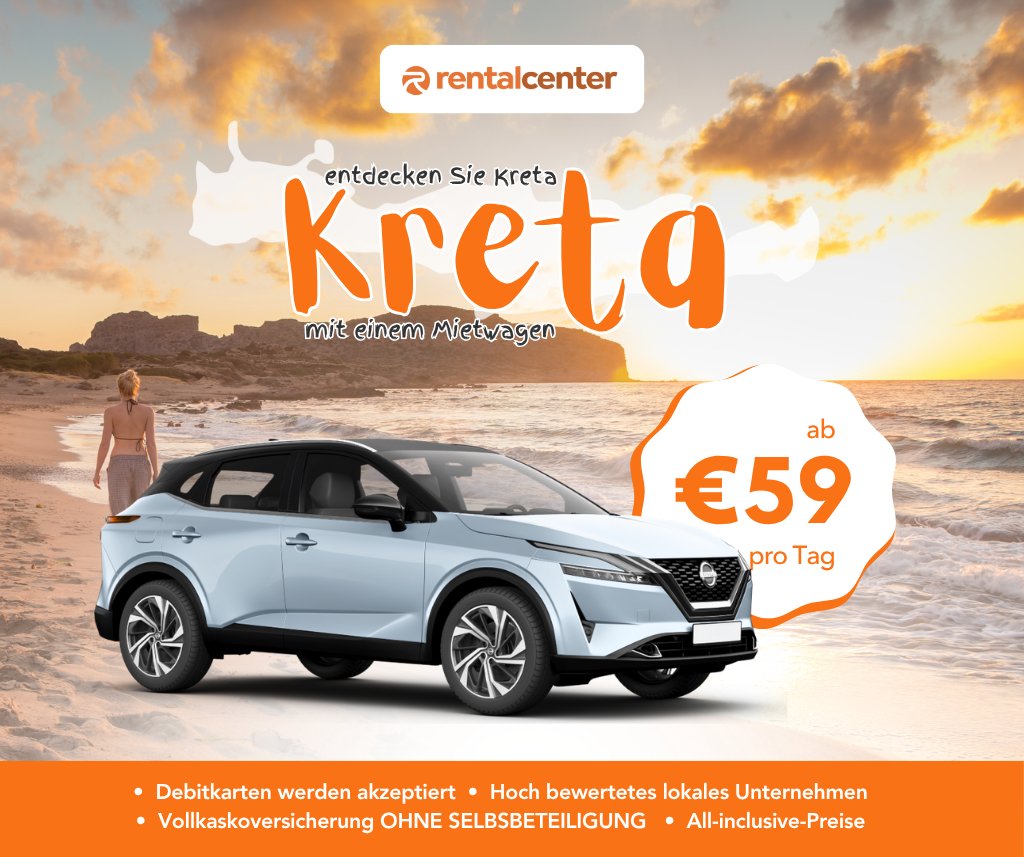 Entdecken Sie Kreta mit einem Mietwagen!