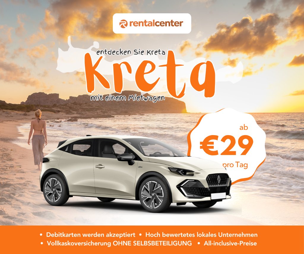 Entdecken Sie Kreta mit einem Mietwagen!