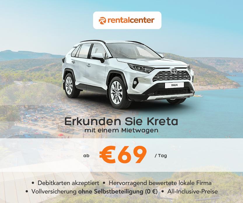 Erkunden Sie Kreta mit einem Mietwagen!