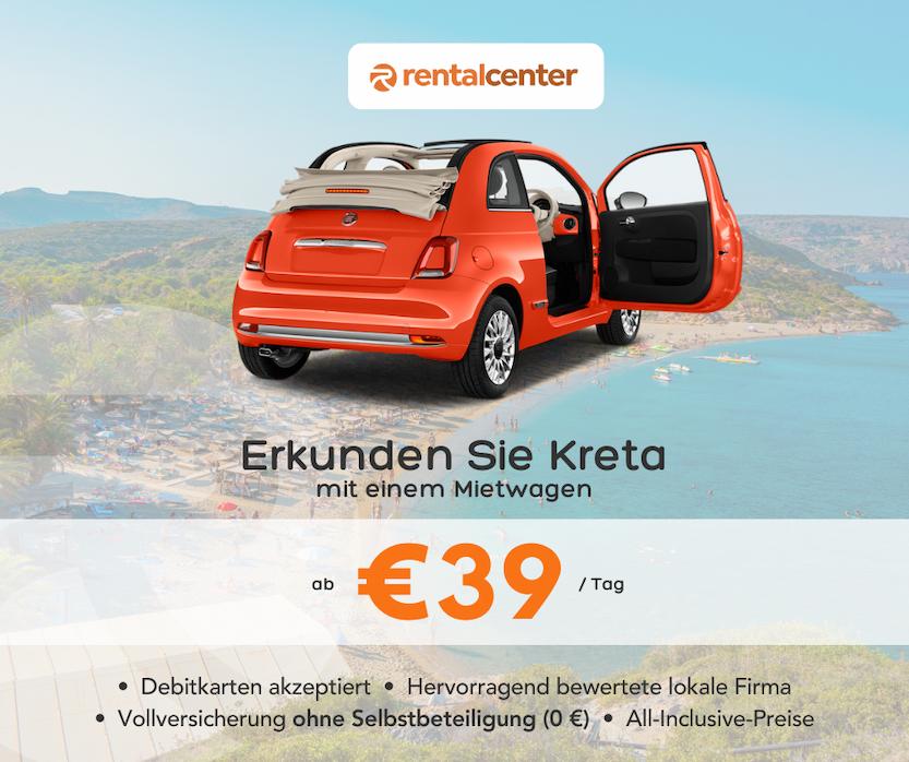 Erkunden Sie Kreta mit einem Mietwagen!