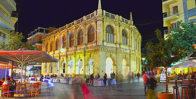 Loggia Building currently hosts the Town Hall of Heraklion